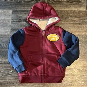 ☘️2/$25☘️ The Children’s Place Sherpa Lined Heavyweight Sweatjacket